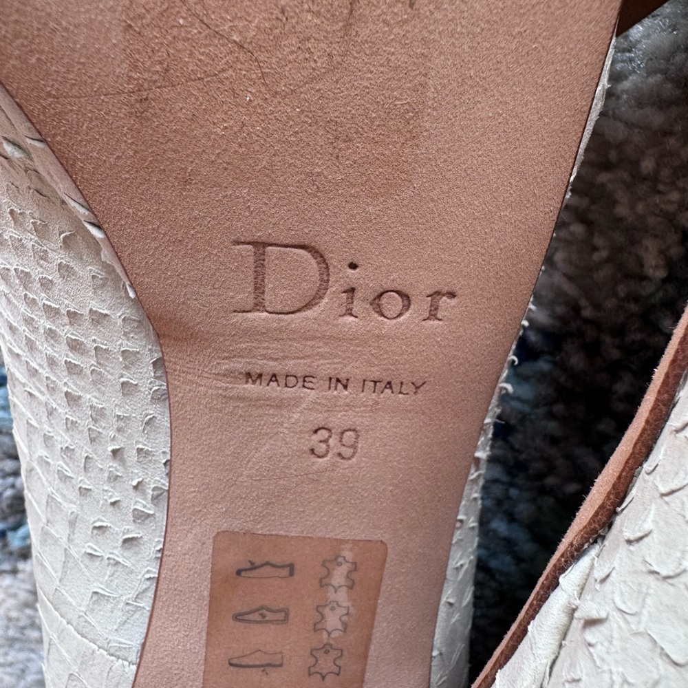 Christian Dior Python Pumps - Picture 2 of 9